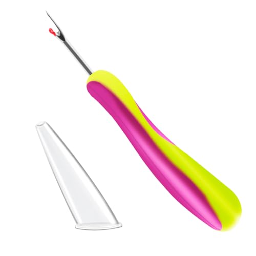 Needle and Thread Seam Ripper, Rippers for Sewing and Thread,Remover Stitch Tool for Hand Sewing, Knitting, Cross Stitching, Embroidery and Thread Removal (Green) - color: Green