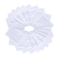Solid White Cotton Hankderchiefs for DIY Drawn Embroidery Party 28 Square - color: S03-25pcs