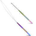 NEWISHTOOL Stainless Steel Hair Extension Loop Tool Kit Beads Device Tool - color: Neon