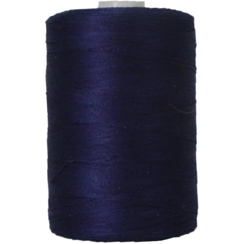 ThreadArt Cotton Quilting Thread, 1000M 50/3, Dark Blue 308 - color: DK BLUE