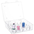 New brothread 30 Spools Tall and Clear Storage Box Organizer - size: 1X30