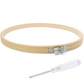 Biaungdo 12 Inch Round Wood Embroidery Hoops, 2 Pieces - style: 12 Inch