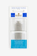 DMC 1767-18/22 Tapestry Hand Needles, 6-Pack, Size 18/22