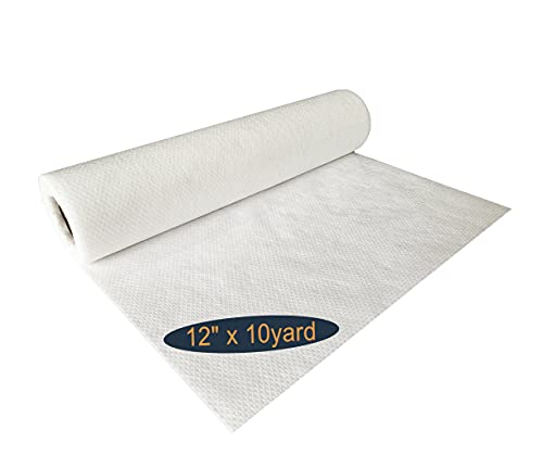 HimaPro No Show Invisible Mesh Machine Embroidery Stabilizer Roll - Light to Medium Weight 1.8 Ounce(12 inch x 10 Yard) - Made of Embossed Nylon - size: 12 inch x 10 yard