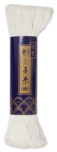 Yokota Sashiko thread fine 170m col.2 Unbleached - color: Unbleached