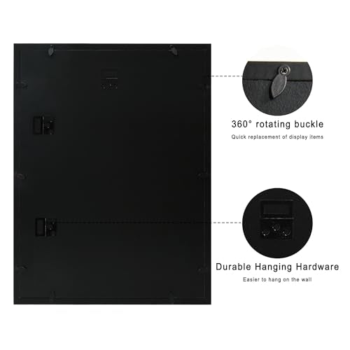 12x16 Large Shadow Box Picture Frame Display Case with Soft Linen Back, Black Wooden Memory Shadow Box Frame with Tempered Glass Cover for Wall Display - color: Black, size: 12x16