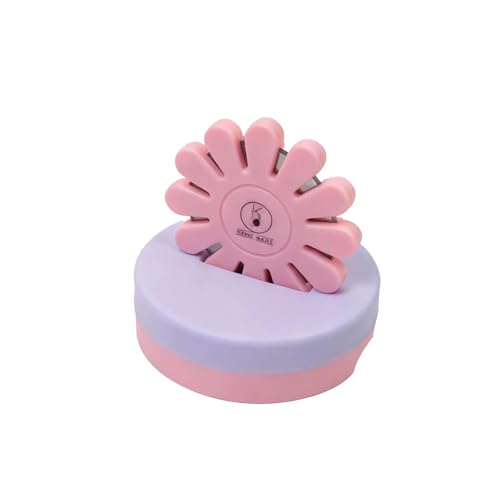 Thread Cutter Tool for Sewing, Flower Thread Cutting with Stand Quilting Supplies for Sewing Tools Magnetic Pins Holder Chain Piecing Blade Not Removable (Pink Case) - color: Pink Case