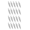20Pcs Silver Stainless Steel Needle Threader, Embroidery Cross Stitch Needle Threading Tools DIY Sewing Accessories for Large Eye Needles Hand Craft Knitting Quilting Sewing Tools