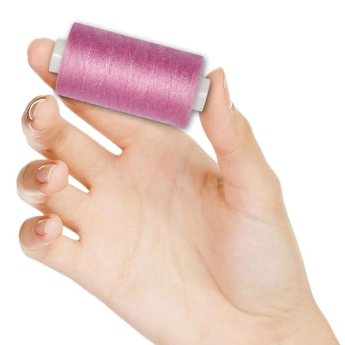 All Purpose Sewing Thread-2 Spools of Hand Polyester Sewing Thread for Sewing Machine for Hand and Machine Sewing(Light Cyclamen Pink, 2 spools) - color: Light Cyclamen Pink