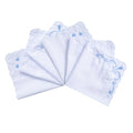 6 Pack of Ladies Embroidery Cotton Handkerchiefs Lace Wedding Hankies - color: Zww-w07