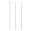 The Beadsmith Basic Elements Collapsible Eye Needles – 2.5 Inch Long – Flexible Twisted Wire – Large Eye, Easy to Thread – 3 Needles in Assorted Sizes - size: 2.5" Long - 3 Needles