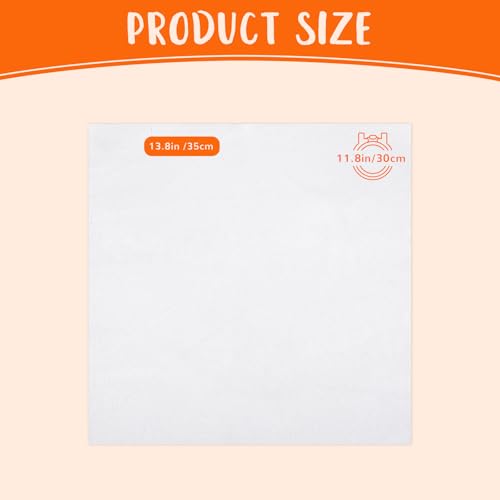 10 PCS White Cotton Embroidery Fabric Cloth (13.8 × 13.8 Inch) - size: 13.8 × 13.8 Inch