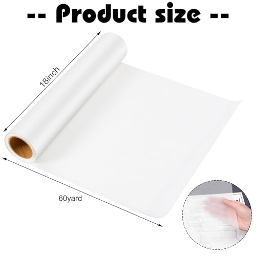 Tracing Paper Roll 18 in x 60 yd Pattern Paper for Sewing Drawing Sketching - size: 18in x 60yd