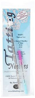 Handy Hands 4 Needles, Plus 2 threaders (N8) Tatting Needle Set
