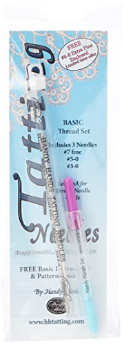 Handy Hands 4 Needles, Plus 2 threaders (N8) Tatting Needle Set