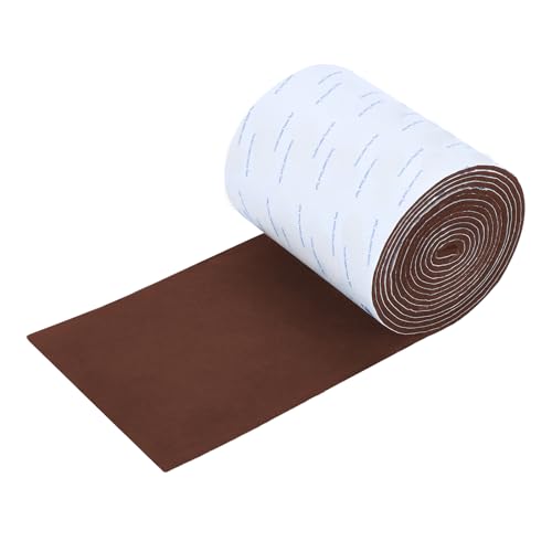Felt Furniture Pads, 5 x 120 x 0.12 Inch Felt Strips - color: Brown, size: 5" x 120" (1 Pack)