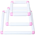 Janinka 3 Pcs Embroidery Hoop Cross Stitch Frames and Hoops, Light Purple - color: Light Purple
