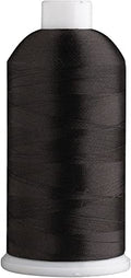 Superpunch SuperB Embroidery Thread 40wt, 5000 m Cone, Black 020 - color: Black 020, size: Pack of 1