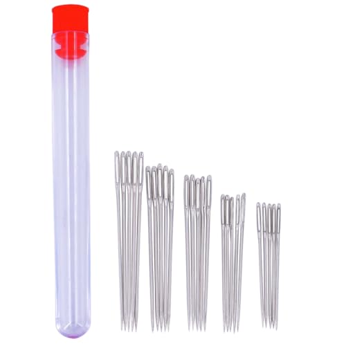 Sewing Kit for Teens & Petite Fingers | THIK-Grip Thimbles - Small (2) Medium (1) | Needles (55) | Ruler (1) | Fabric Clips (4) - Pins (100) (Not Heat Resistant) & More Supplies - color: THIK-Grip Thimbles - COMBO, size: Small