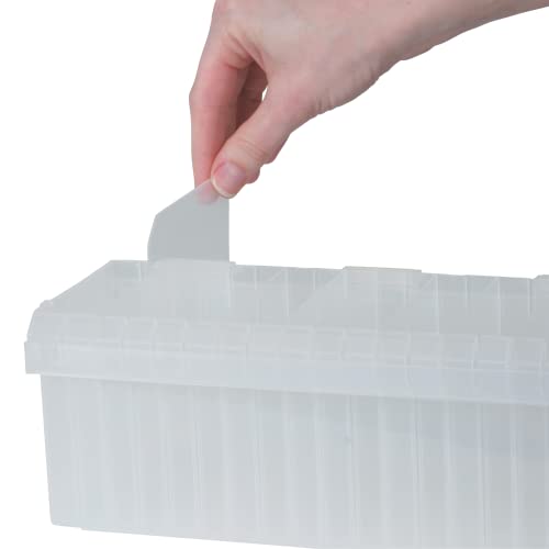 CRAFT MATES Bead Organizer, 18 Removable Compartments, Plastic Storage - style: 18 Compartment