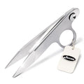 Newness Thread Snips, Sewing Snips with Protective Plastic Sleeve, Mini Small Snippers Shears Trimming Nipper Clipper for Variety of Material, Fishing Line, Fabric, DIY, Yarn Scissors, 4.72 Inch Long