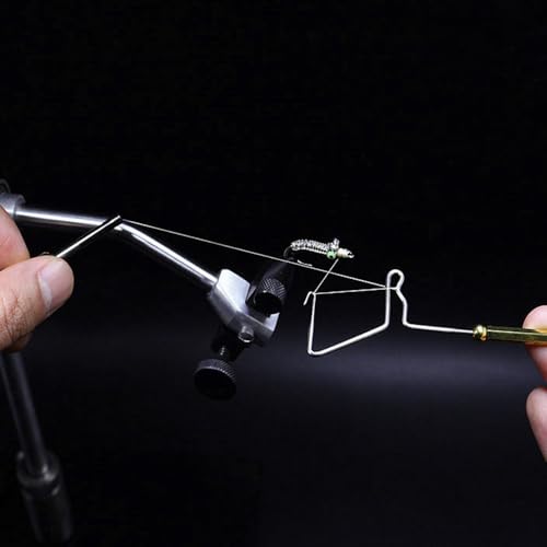 HERCULES Fly Tying Tools, Fly Tying Kit with Bobbin Thread Holder, Wire Threader, Knot Whip Finisher, Hackle Plier, Bodkin, Fly Fishing Lure Making Accessories - color: Whip Finisher
