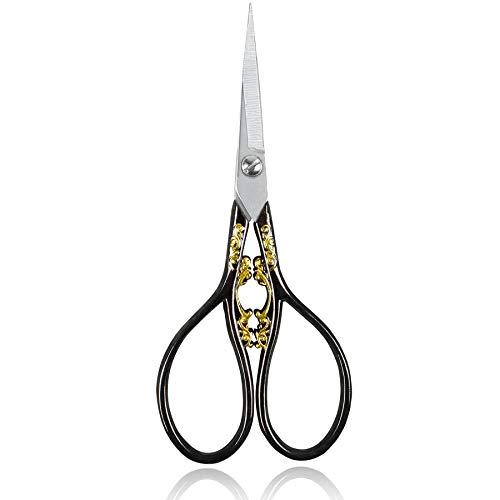 BIHRTC 4.33 In Vintage Embroidery Stainless Steel Craft Scissors DIY Tool