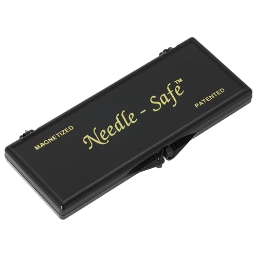 Needle-Safe Magnetized Needle Case, Rectangle 4.5x1.75 Inches, 1 Case