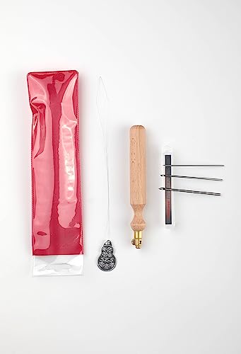 Nurge Premium Quality Punch Needle Kit, 3mm-4mm-5mm,1.2 mm - 1.6 mm - 2.2 mm Metal Tubes and Wooden Handle Punch Needle Kits for Adult Beginner, Embroidery Weaving Tools for Thread (Sets) - color: Punch Needle Sets
