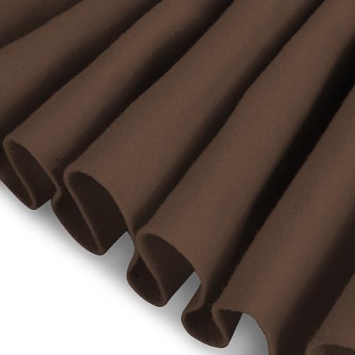 Felt Fabric 1.8 mm Thick 36" x 72" - Soft Durable Felt by The Yard Felt Sheets for Arts and Crafts, DIY Sewing, Crafting Projects (Dark Brown) ﻿ ﻿ ﻿ ﻿ ﻿ ﻿ ﻿ ﻿ ﻿ - color: Dark Brown, size: 36" x 72"