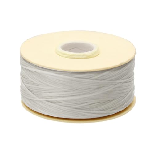 The Beadsmith Nymo Thread, Made of Nylon - size: Size D, 64 Yards, style: Sterling