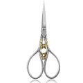 BIHRTC 4.33 In Stainless Steel Silver Scissors, Embroidery Craft Cutting