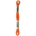 DMC 6-Strand Embroidery Cotton Floss, Light Pumpkin - color: Light Pumpkin, size: 8.7 yards
