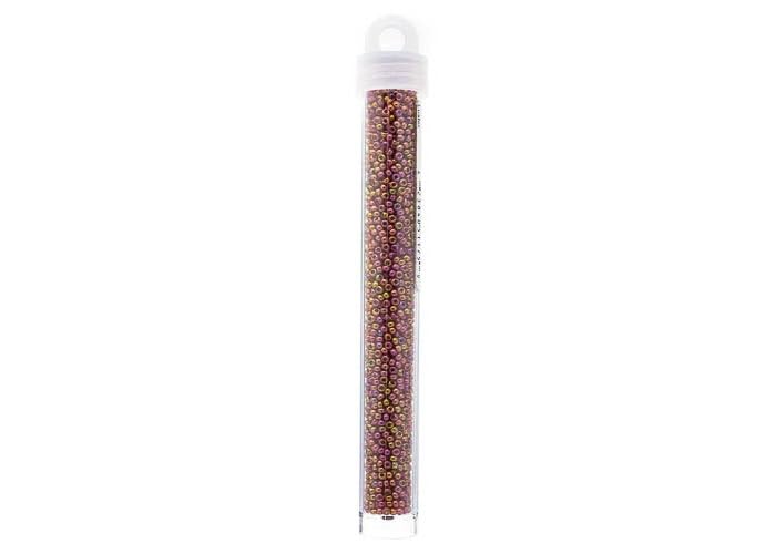 Miyuki Seed Bead 11/0 APX.22g - Dark Topaz Rainbow Gold Luster Japanese Glass Seed Beads - color: Dark Topaz Rainbow Gold Luster