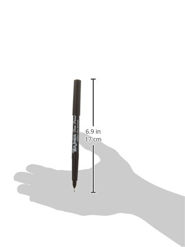 Jacquard JAC-PEN1008 Fine Tee Juice Fabric Marker, Black