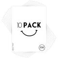 Golden State Art 9x12 White Uncut Picture Mats Matboards, Pack of 10 - size: 9x12