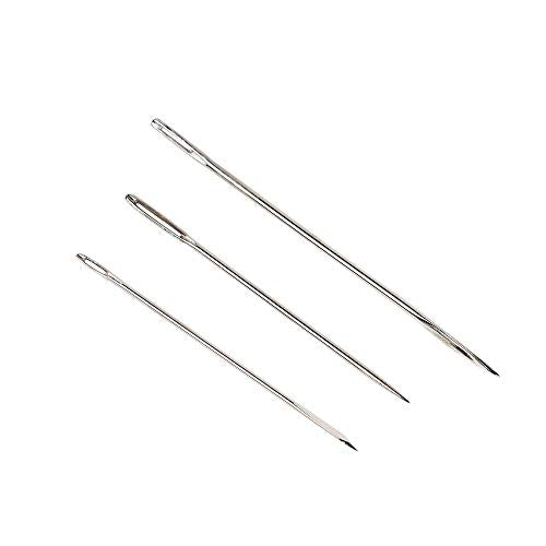 SINGER 01025 Heavy Duty Household Hand Needles, 1 Canvas, 1 Carpet, 1 Leather, 1 Sacks, 1 Sail, 2 Upholstery - style: Single