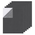 Self Adhesive Felt Sheets, 6PCS 13.4"x10.8" Dark Grey - color: Dark Grey