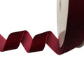 Chenkou Craft 10 Yards 1 1/2" Wine Velvet Ribbon (Burgundy, 1 1/2"(40mm)) - color: Burgundy, size: 1 1/2"(40mm)