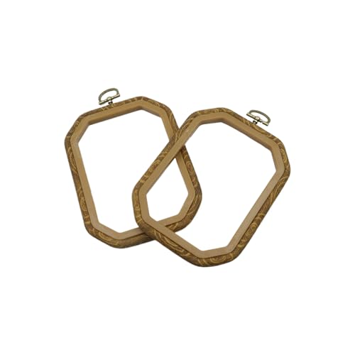 T Tulead Embroidery Hoops Rectangle 5.9"x4.45" Pack of 4 - size: Rectangle, 5.9"x4.92"