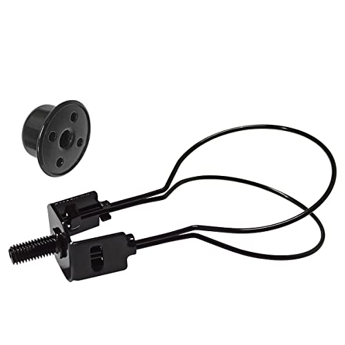Clip on Lampshade Adapter, Shade Light Bulb Clip Adapter(1 Pcs, Black) - color: Black