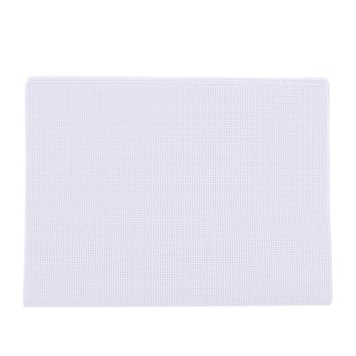 6 Pieces 11 Count Aida Cloth White Classic Reserve Aida Cloth,Cross Stitch Fabric, White Aida Cross Stitch Fabric for DIY