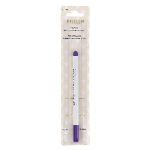 BOHIN Self-Vanishing Purple Marking Pen for Sewing and Quilting - 1 Pc - color: Multicolor