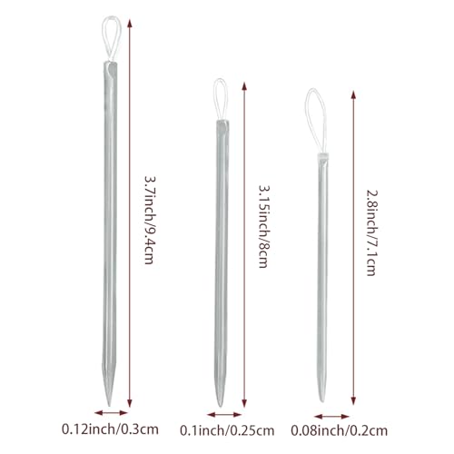 9 Pcs Yarn Needle Tapestry Needles,Large-Eye Blunt Needles,Darning Needle Yarn Sewing Needles,Nylon Thread Rope Threader Yarn Thread Eye Wool Needle Threader Sweater Needle Knitting Tool