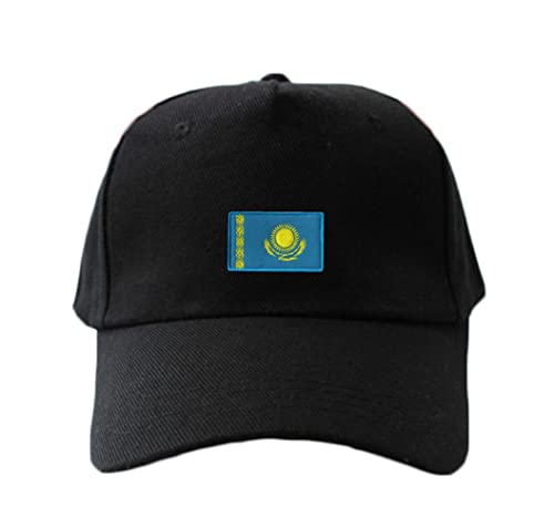 2 PCS Asia Flag Patches Hook and Loop Fastener Embroidered Tactical Military National Asia Patch (Kazakhstan) - color: Kazakhstan