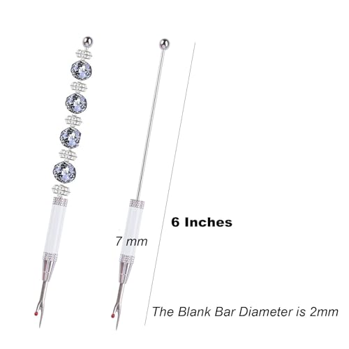 10 Packs Beadable Thread Cutter Seam Rippers for Sewing Metal Embroidery Removal Tool Beaded Tag Remover for DIY Craft (White) - color: White