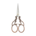 Vintage Sewing/Window Pattern Embroidery Metal Scissors Craft Artistry Handmade Paper Cutting DIY Tool