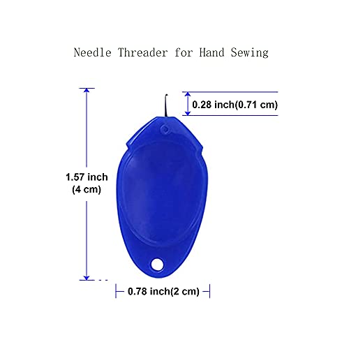 Needle Threader Tool Self Threading Hand Needles,Wire Loop DIY Needle Threader Stitch Insertion Hand Machine Sewing Tool- Fit for Adult,Old,Kids 6 Pcs Needle Threading Device