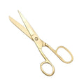 7" Gold Scissors, Sharp Tailor Fabric Craft Office Shears - color: New Gold