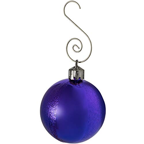 Christmas Tree Hanging Ornament Hooks - Silver Metal Wire Hangers 120 Pk